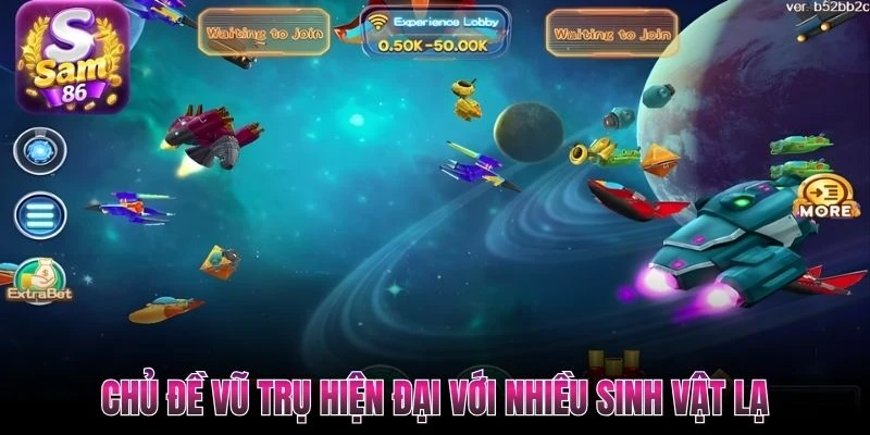 Chủ đề vũ trụ hiện đại với nhiều sinh vật lạ