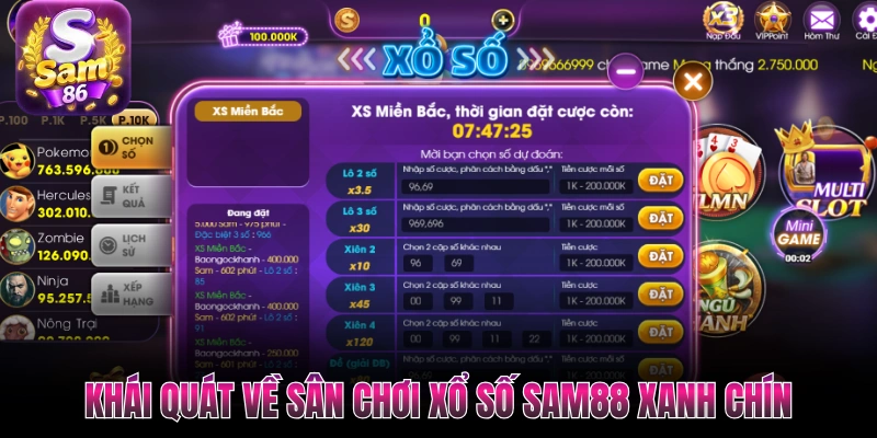Khái quát về sân chơi xổ số Sam88 xanh chín Khái quát về sân chơi xổ số Sam88 xanh chín